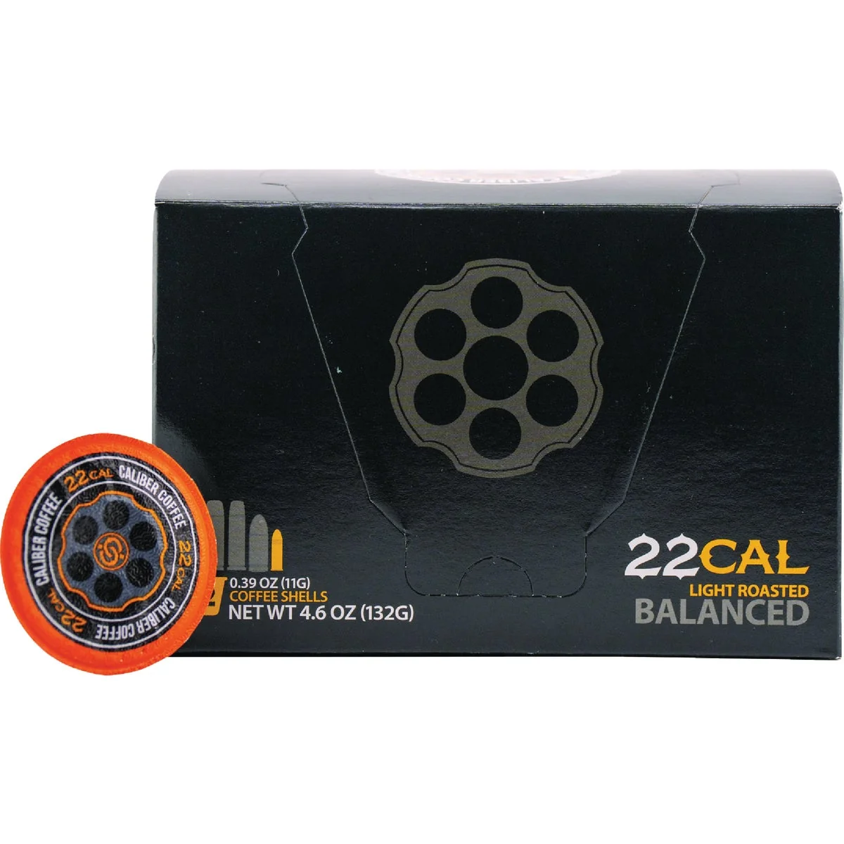 Effective Caliber Coffee .22 Cal Light Roast K-Pod 12-Pack First-Class