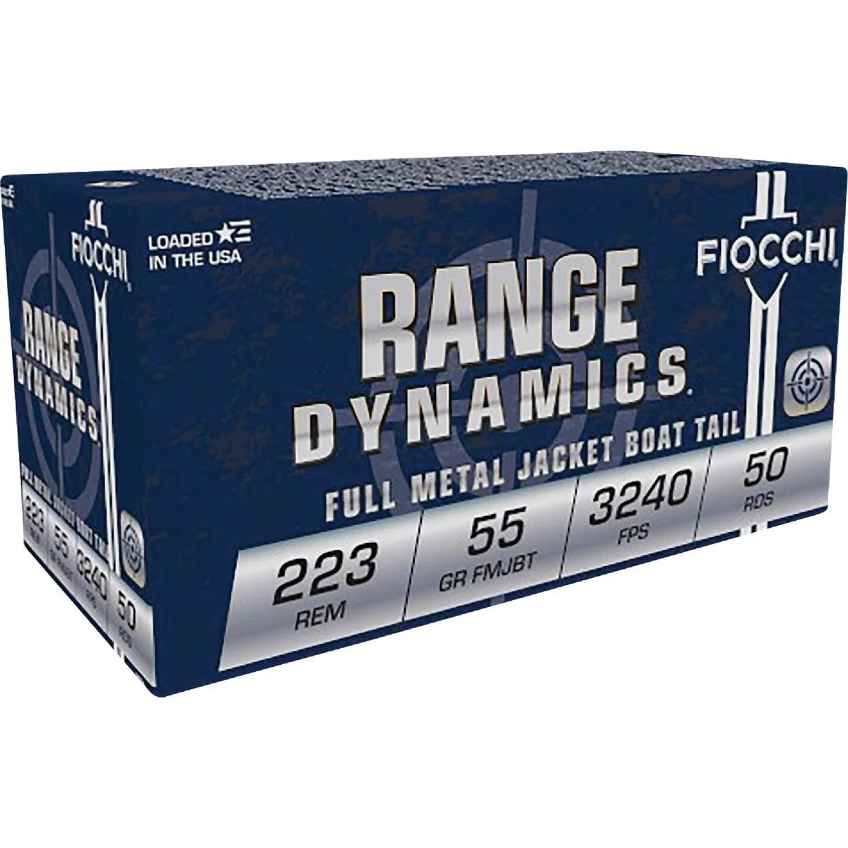 Practical Fiocchi Training Dynamics .223 Rem 55 Grain FMJ-BT Centerfire Ammunition Cartridges Flexible