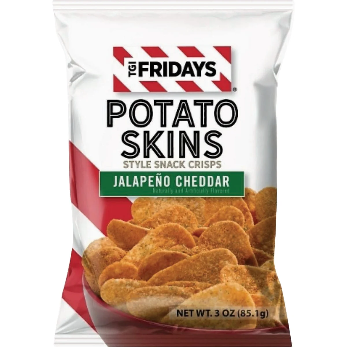 Trendy TGI Fridays 3 Oz. Jalapeno Cheddar Potato Skins Chips Professional