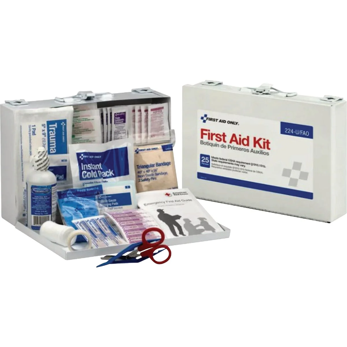 Verified First Aid Only 25-Person First Aid Kit Crafted