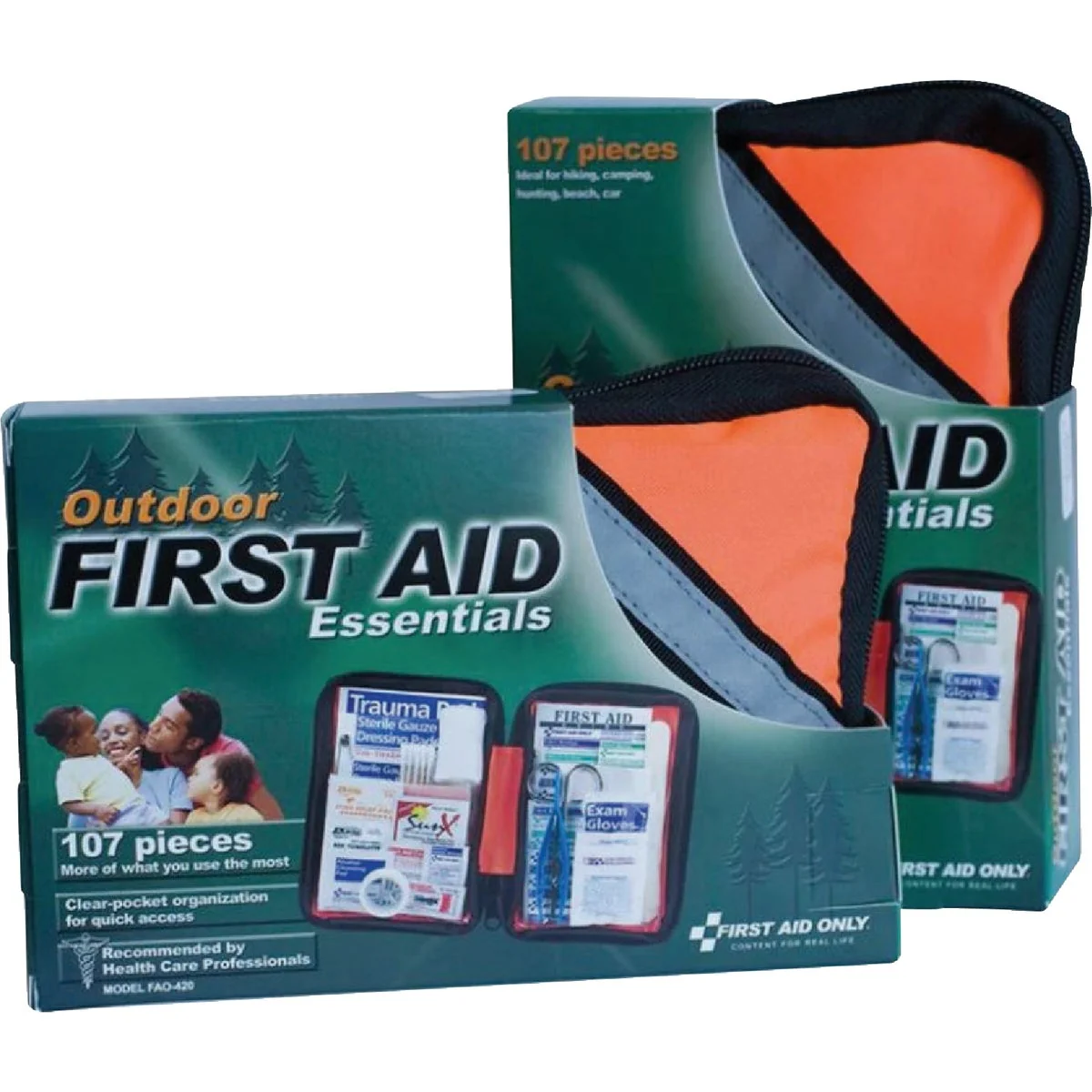 Crafted First Aid Only Outdoor First Aid Kit 107-Piece Prestigious