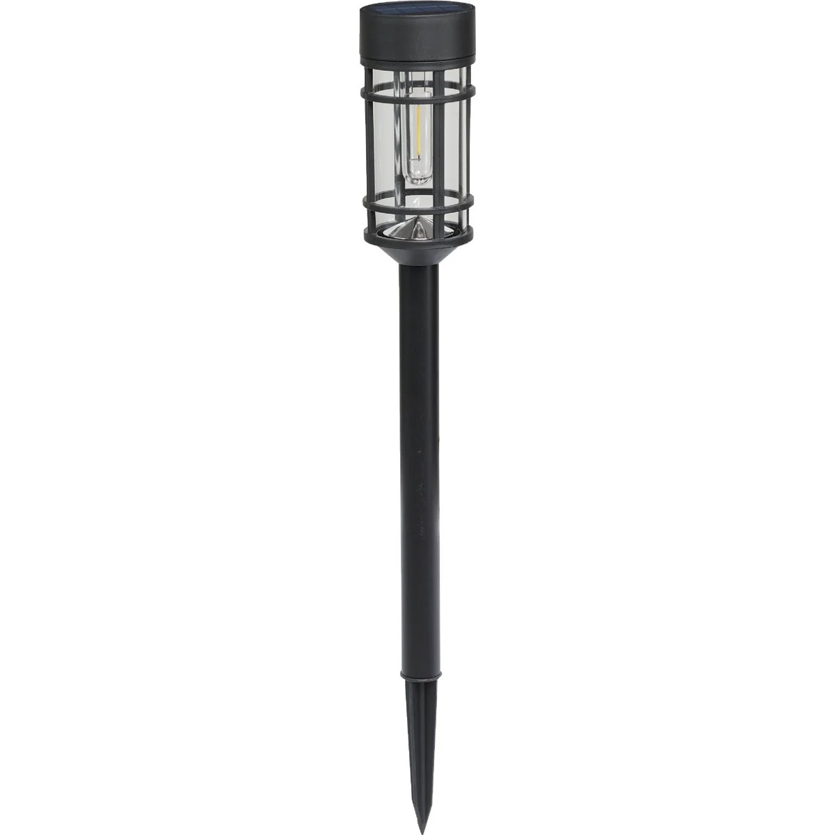 Responsible Black 6 Lm. Filament Solar Stake Light User-Friendly