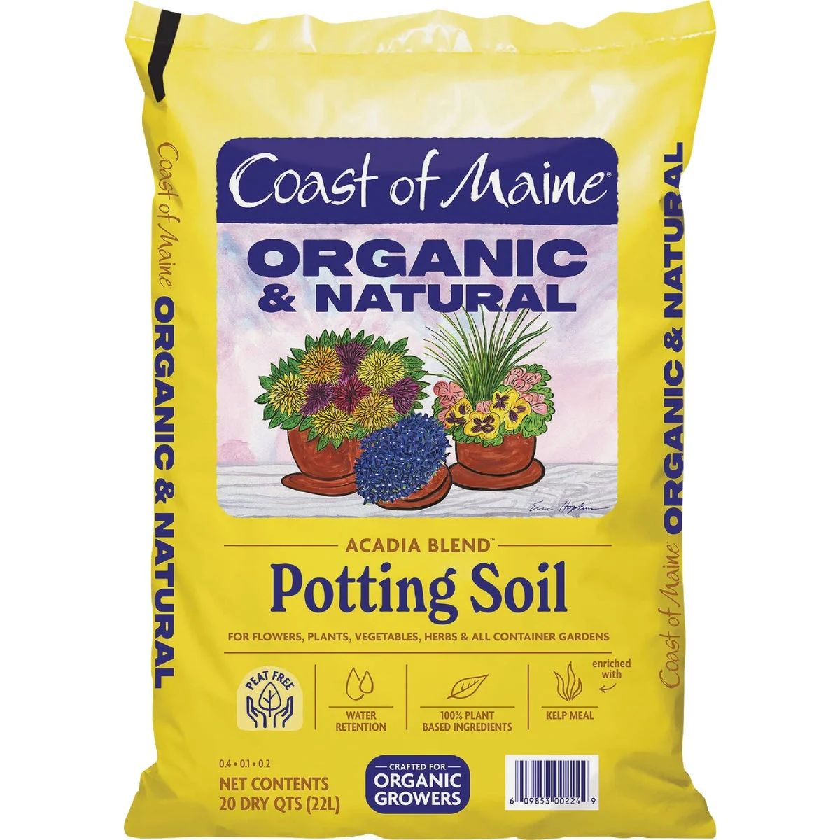 Next-Generation Coast of Maine Acadia Blend 20 Qt. Organic Natural Potting Soil Elegant