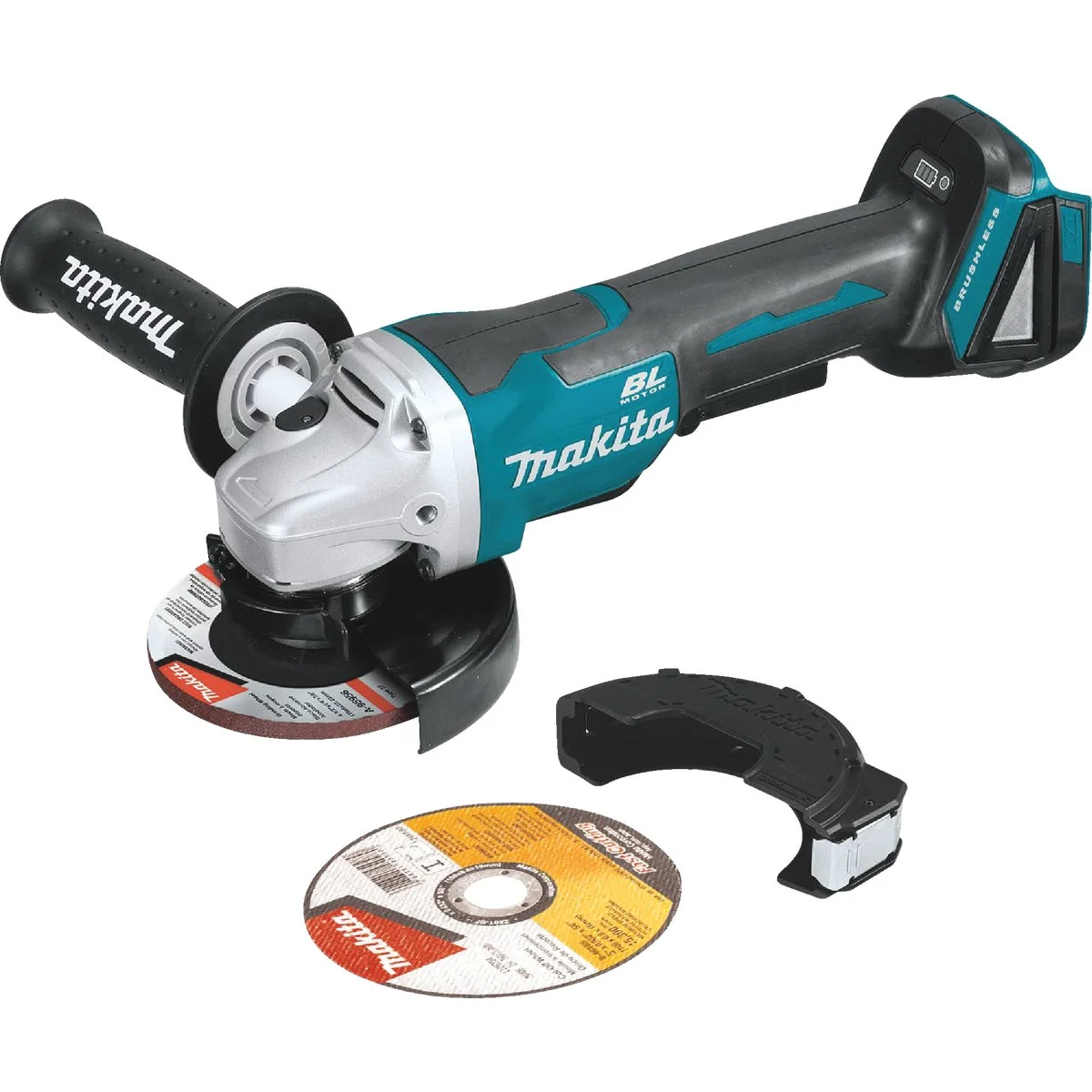 Convenient Makita 18V LXT Lithium-Ion 4-1 2 In. - 5 In. Brushless Cordless Paddle Switch Angle Grinder Tool Only High-Grade