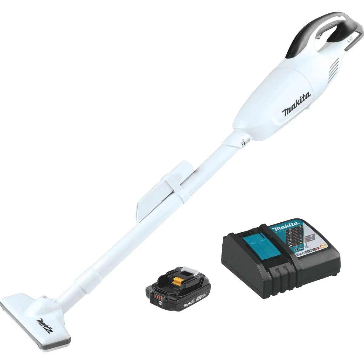 Elegant Makita 18V LXT Cordless Bagless Stick Vacuum Cleaner Kit Functional