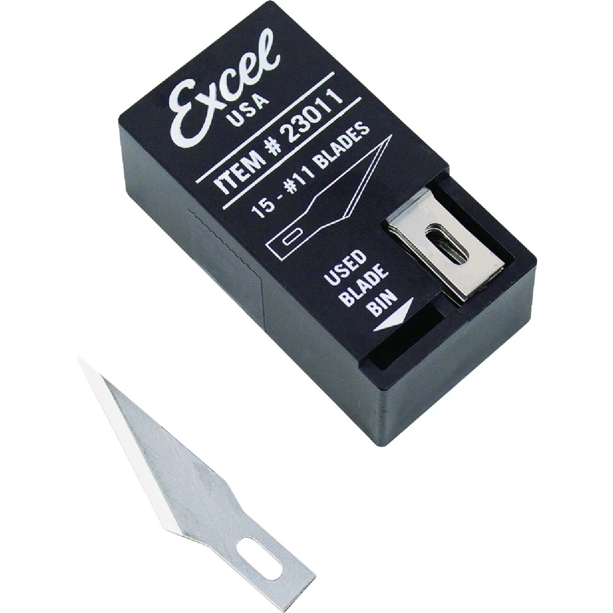 Green Excel Blades No. 11 Hobby Blades 15-Pack Fine Crafted