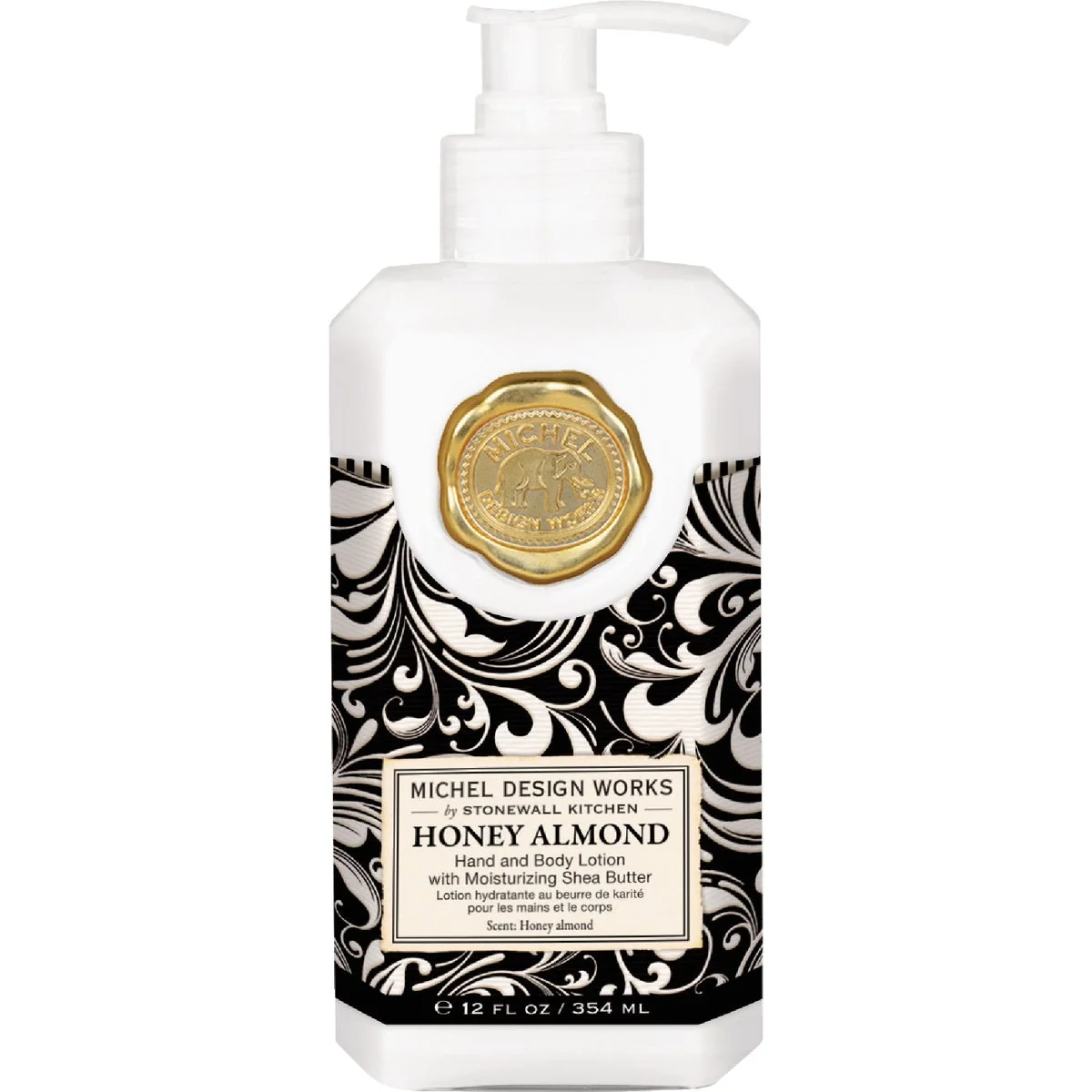 Carefully Designed Michel Design Works 12 Oz. Honey Almond Hand and Body Lotion User-Friendly