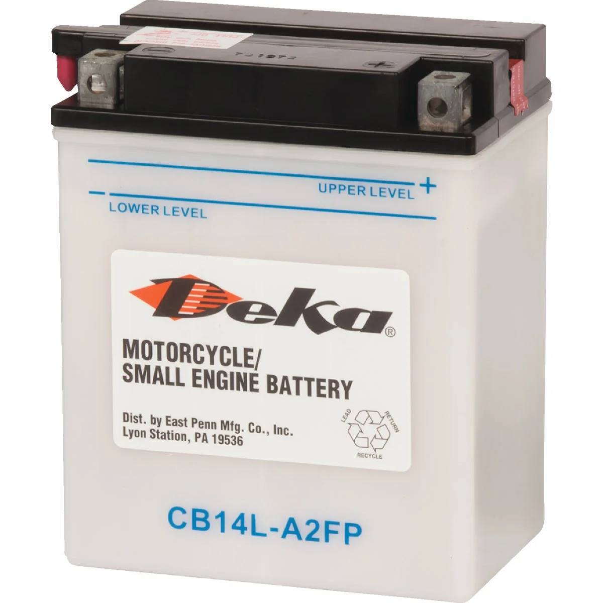 Breathable Deka 12-Volt 14 AH Powersport Battery Right Front Positive Terminal Luxury