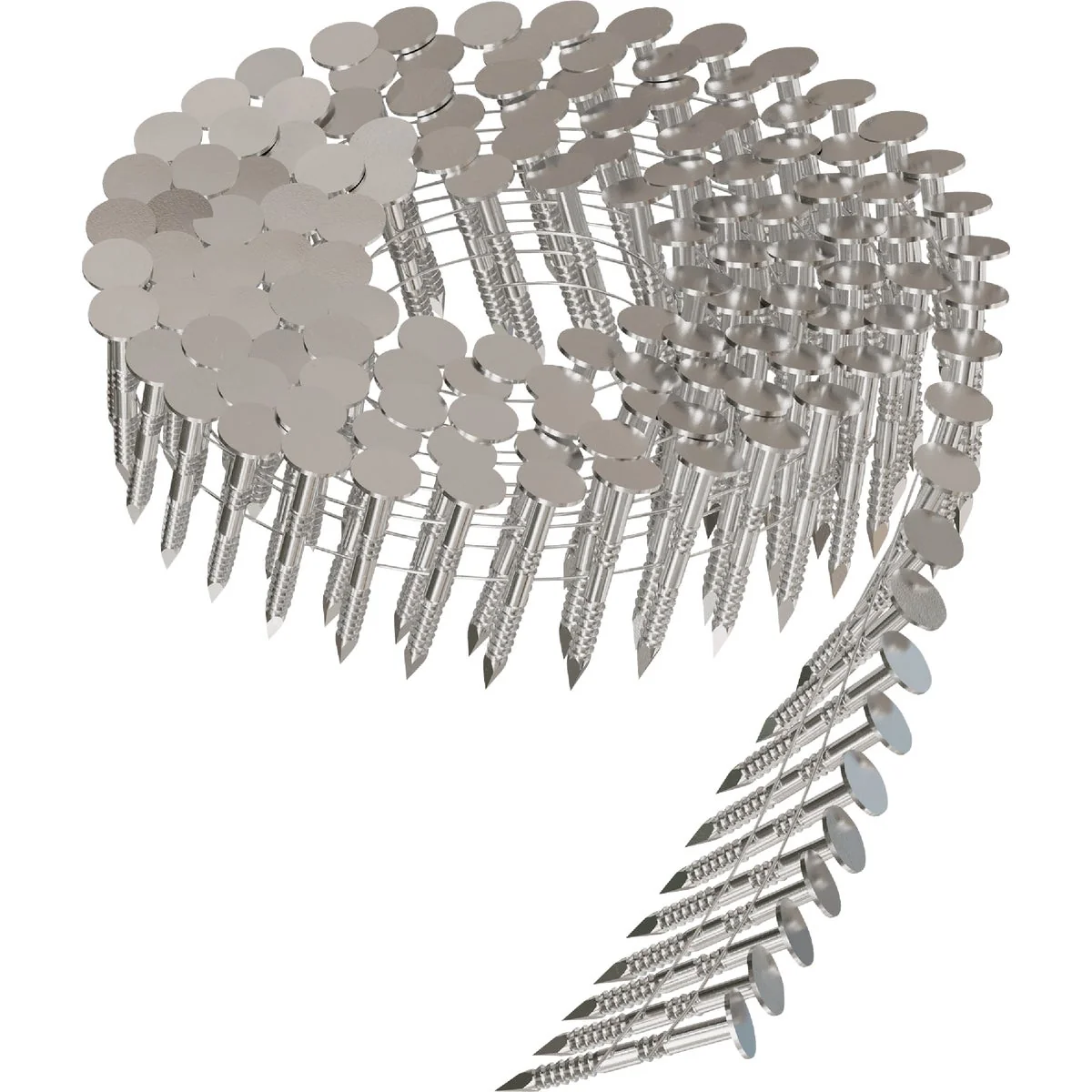 Casual Simpson Strong-Tie 1-1 4 In. 15 Degree Wire Coil Roofing Nail 7200 Ct. Smooth