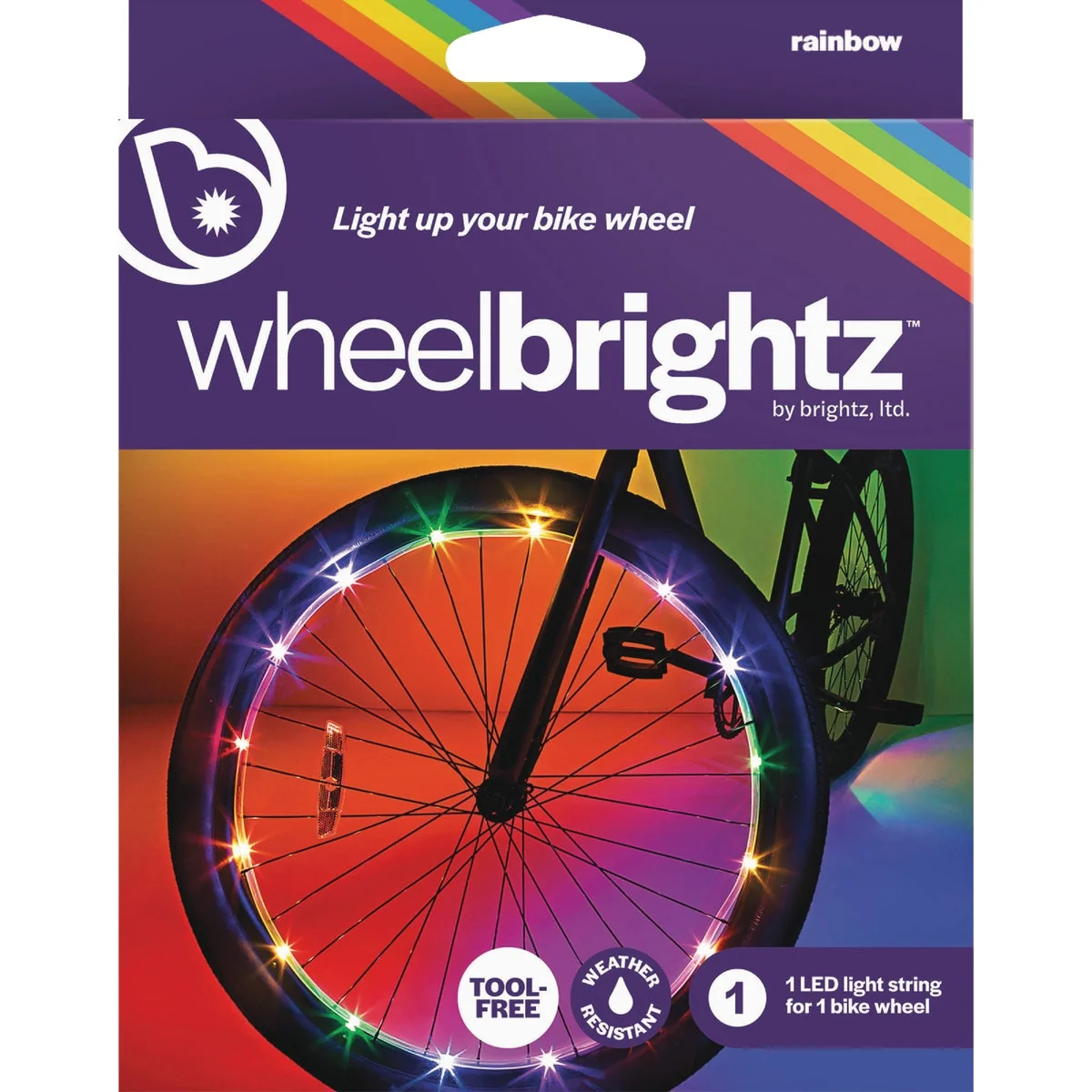 Fine Wheelbrightz LED Rainbow Bicycle Light Sophisticated