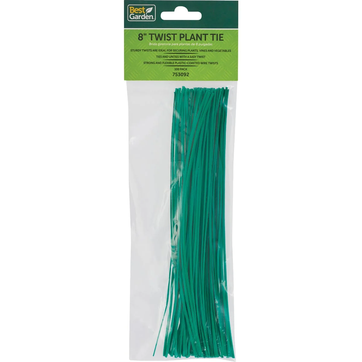 Specialty Garden 8 In. Twist Plant Tie 100-Pack Excellent