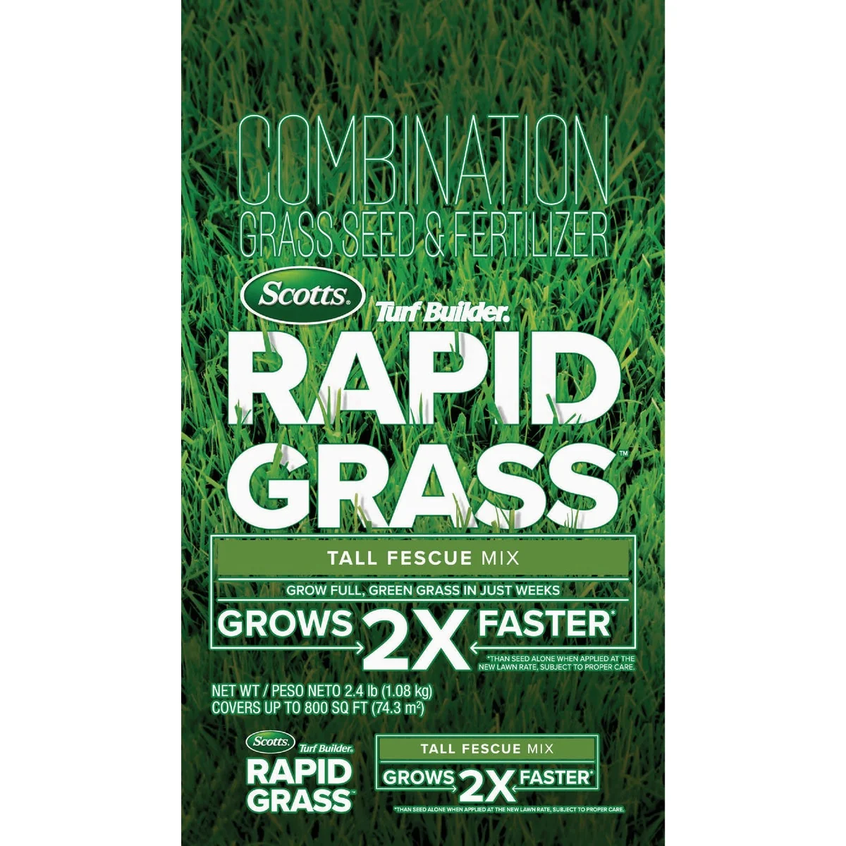 User-Friendly Scotts Turf Builder Rapid Grass 2.4 Lb. Tall Fescue Grass Seed Stylish