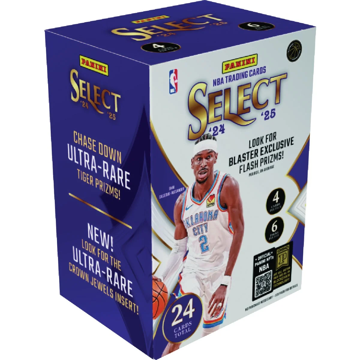 High-Grade 2024 25 Panini Select NBA Blaster Box Detailed