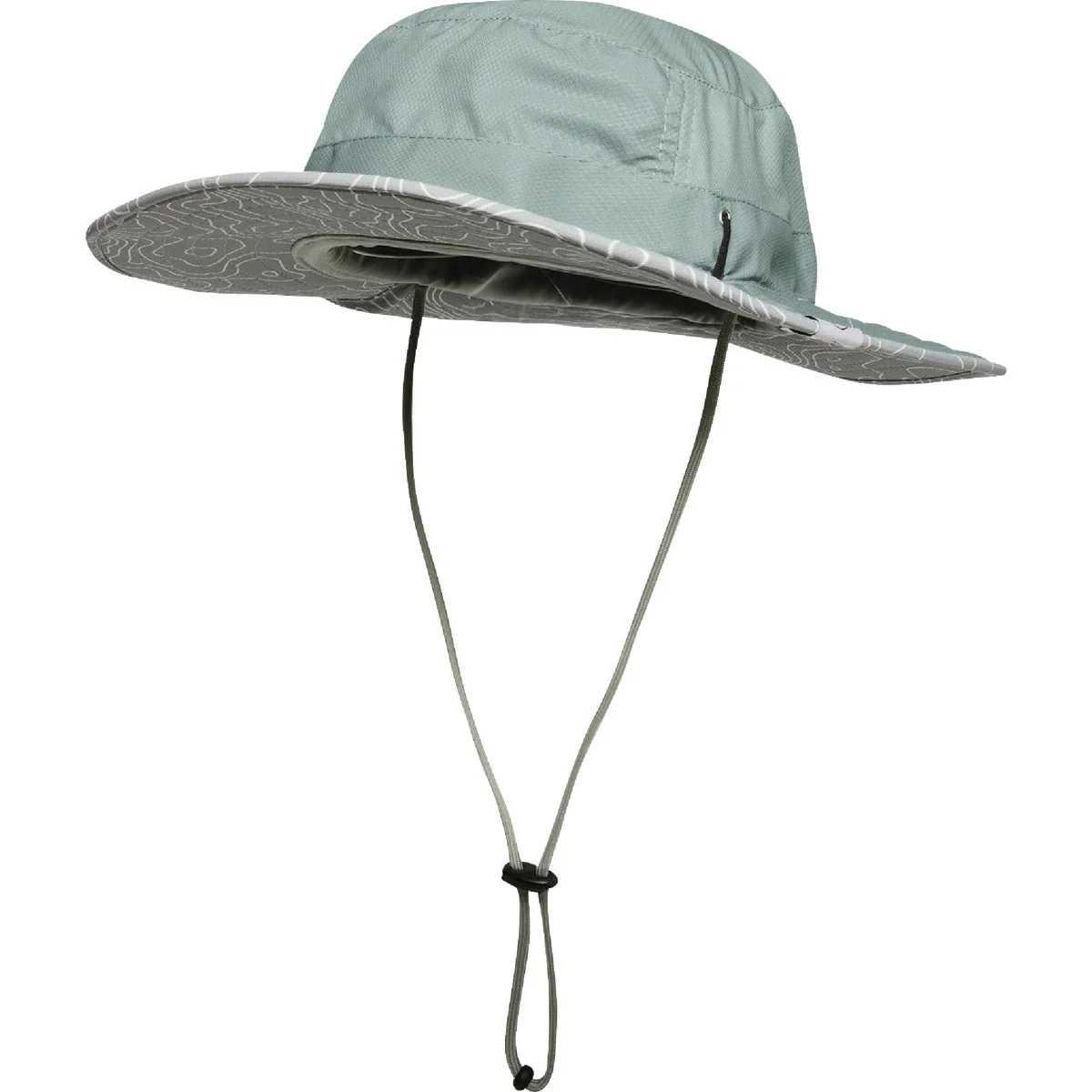 Healthy Farmers Defense Topo Map Green Venture Sun Hat Versatile