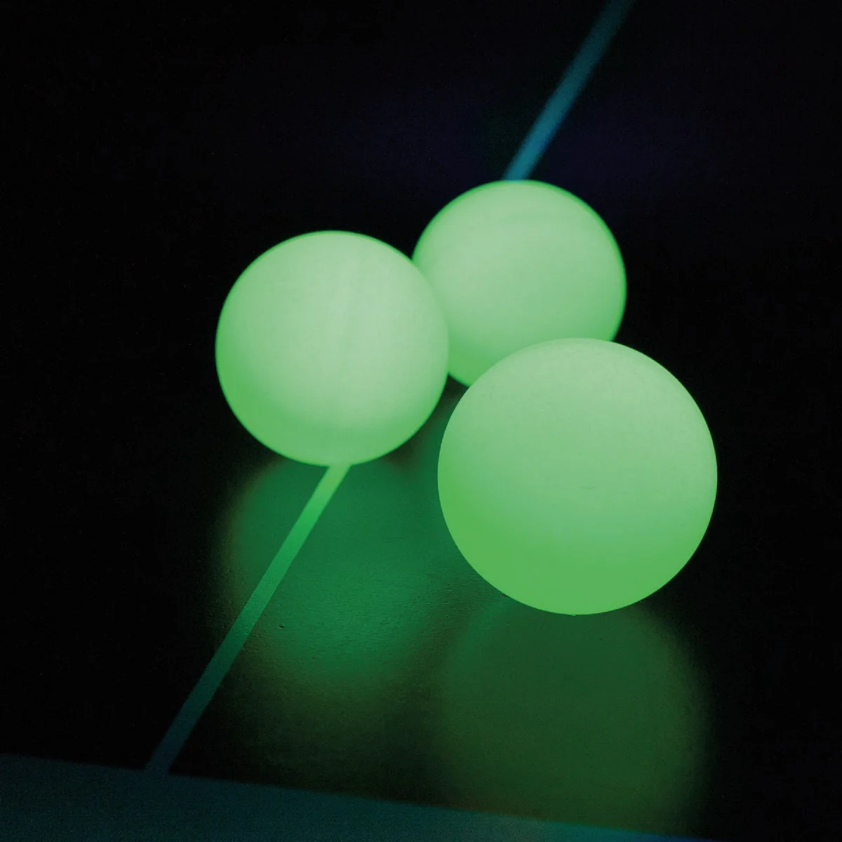 Original Design Brightz Glow-in-the-Dark Table Tennis Balls 6-Pack Selected