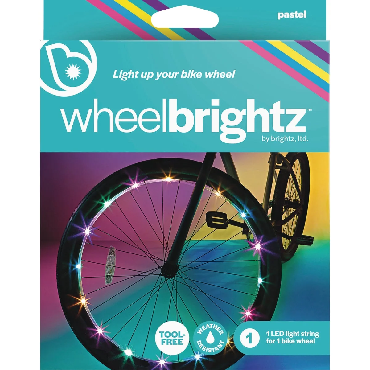 Trendy Wheelbrightz LED Pastel Bicycle Light Pure