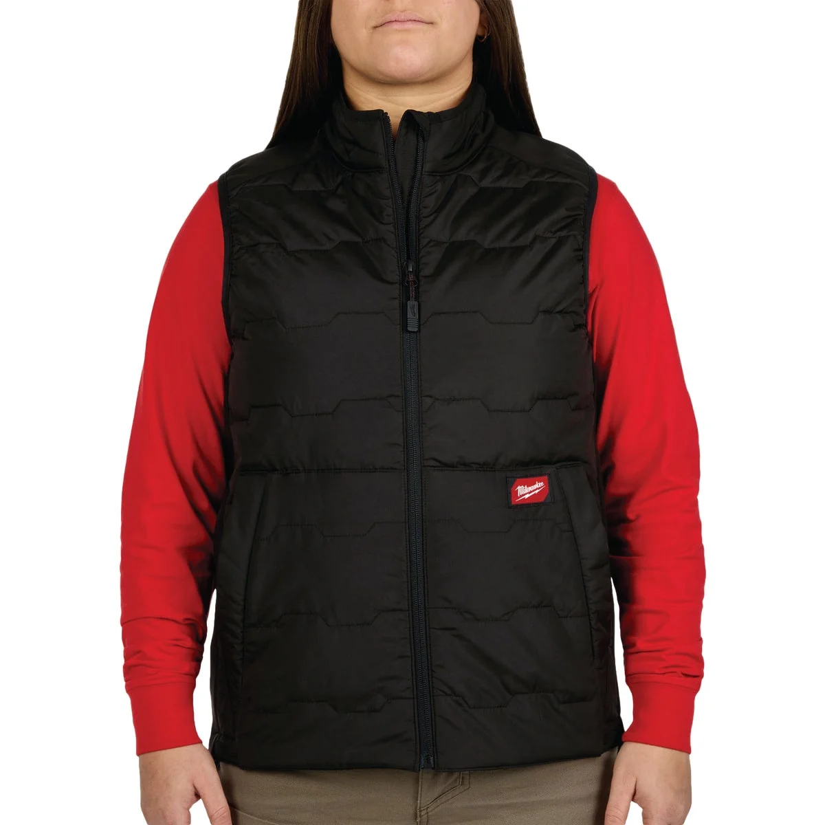 Dependable Milwaukee FLEX Women's Medium Black Lightweight Insulated Vest Next-Generation