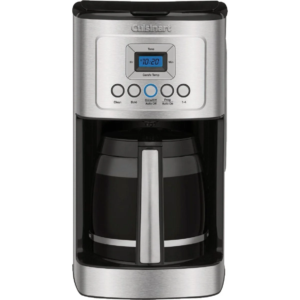 Safe Cuisinart 14-Cup Temp Programmable Coffee Maker Stainless Excellent