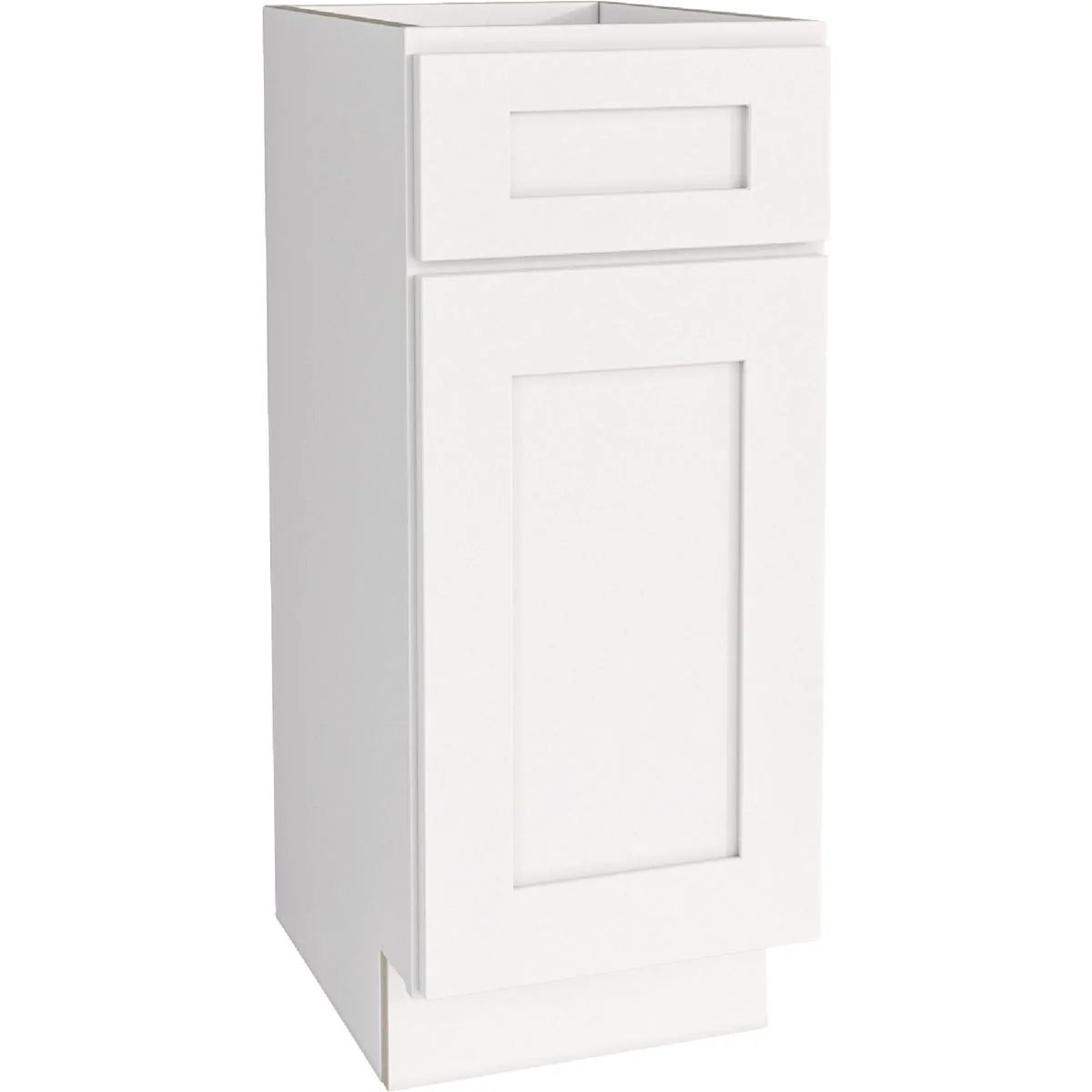 Fine CraftMark Plymouth Shaker 12 In. W x 24 In. D x 34.5 In. H Ready to Assemble White Base Kitchen Cabinet Specialty