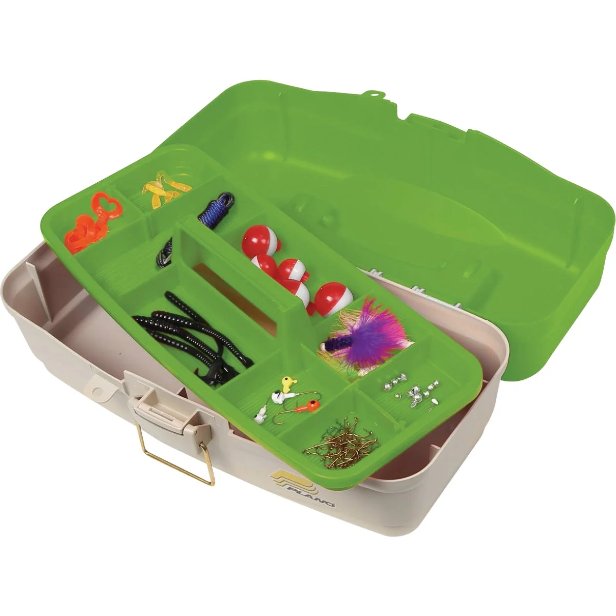 Specialty Plano Let's Fish One-Tray Tackle Box Reusable