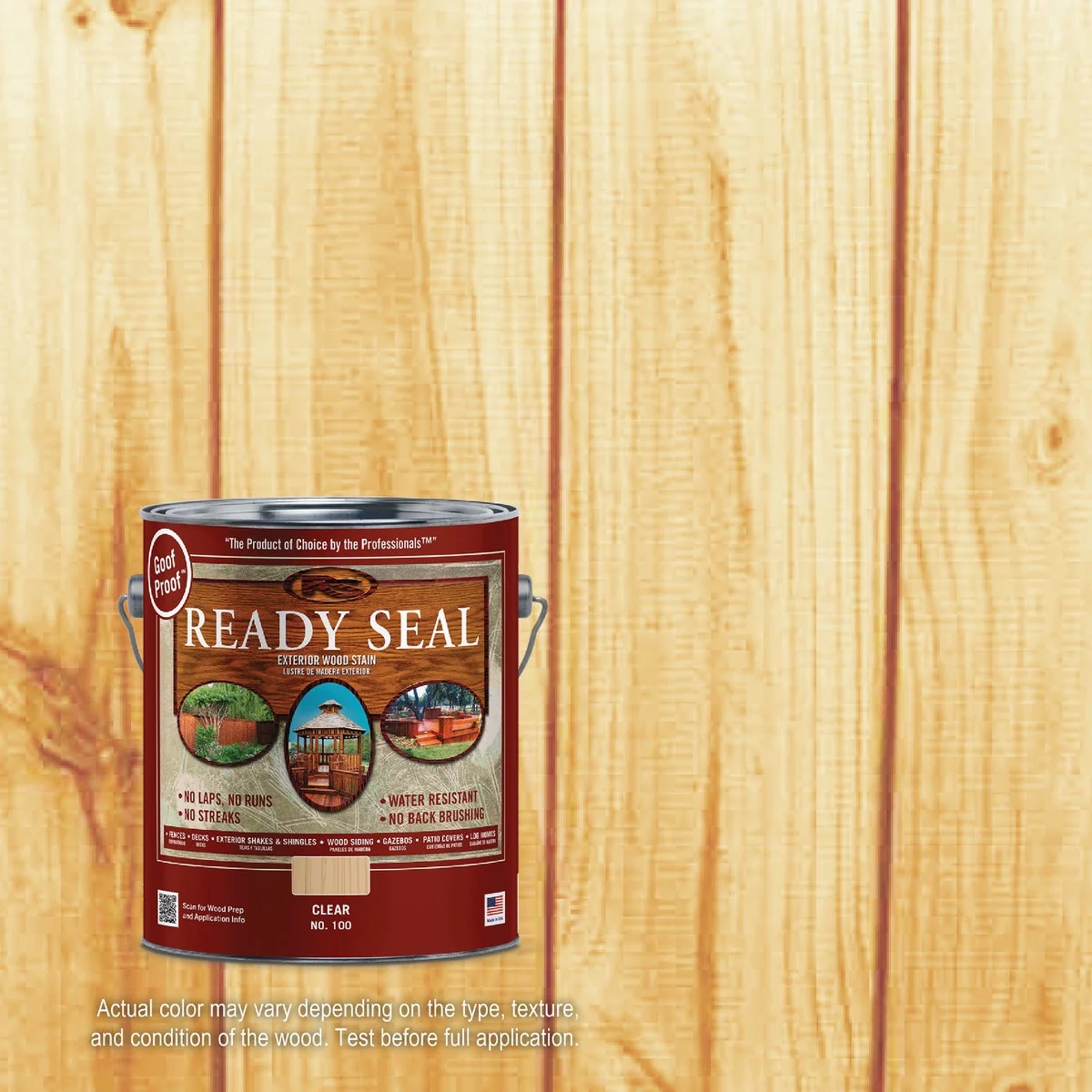Specialty Ready Seal 100 Exterior Wood Stain and Sealer Clear 1 Gal. Professional