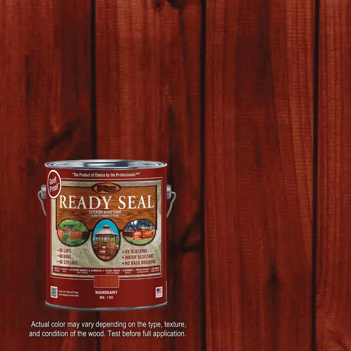 Excellent Ready Seal 130 Exterior Wood Stain and Sealer Mahogany 1 Gal. Unique