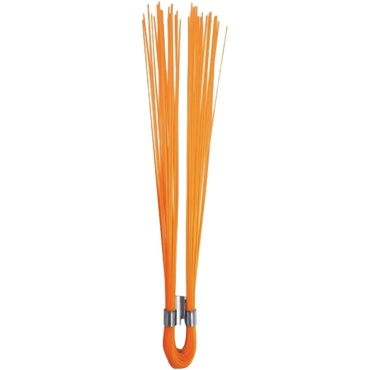 Long-Lasting Site Pro Salamander 6 In. Dual-Crimp Stake Wisker Marker Flo Orange High-Grade