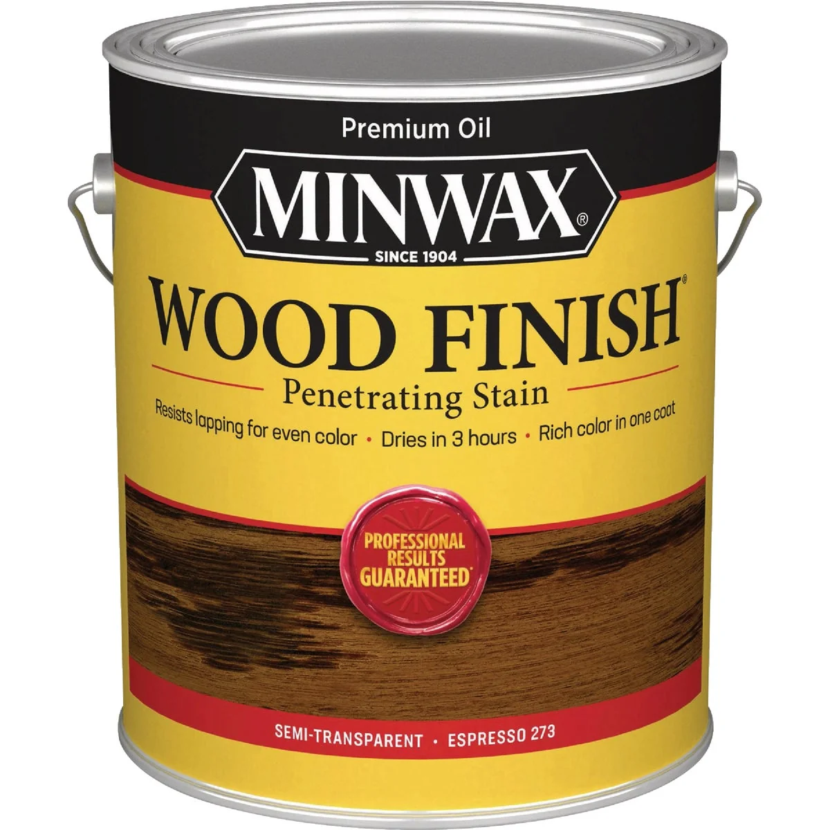 Traditional Minwax Wood Finish VOC Penetrating Stain Espresso 1 Gal. Long-Lasting