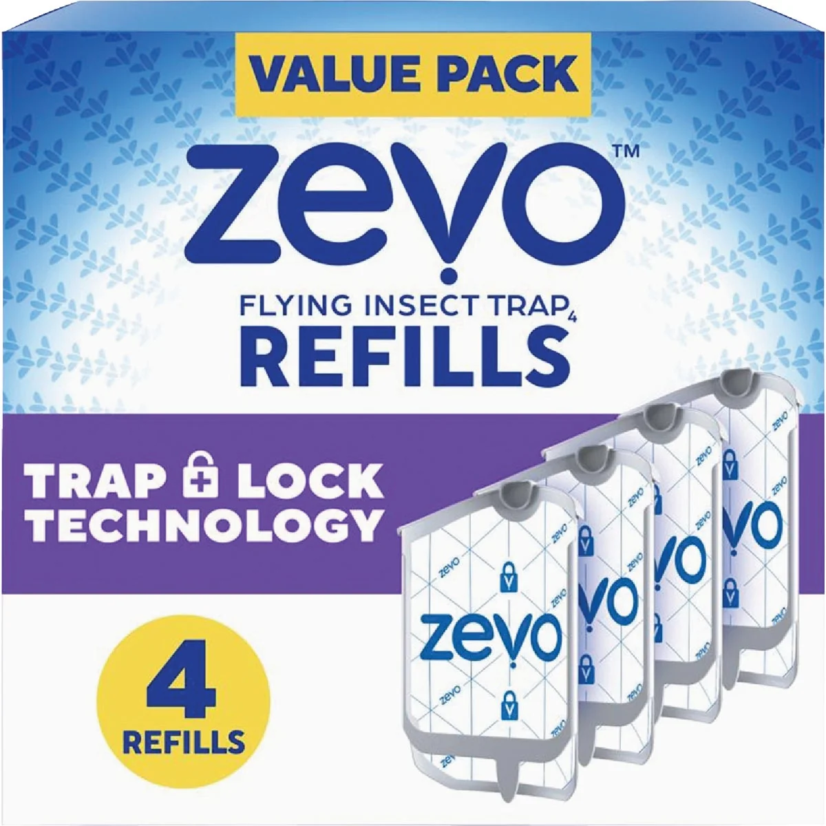 Exceptional Zevo Insect Trap Refill Kit 4-Pack Artisan