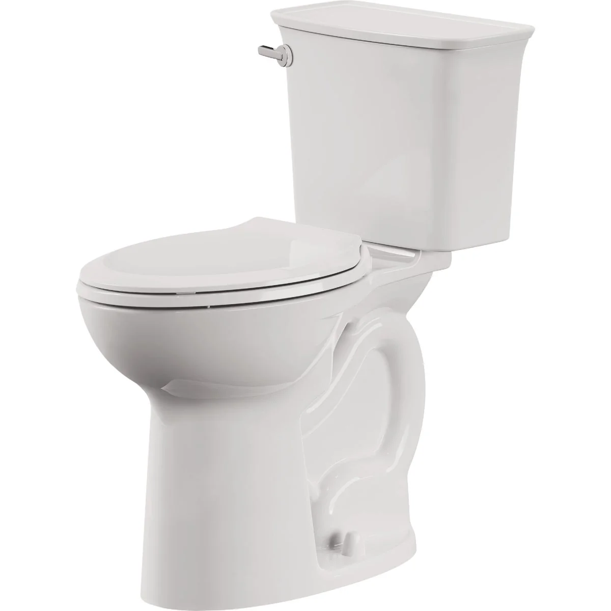 Recyclable American Standard Elevation White Extra-Tall 19 In. Elongated Bowl 1.28 GPF Toilet-to-Go Versatile