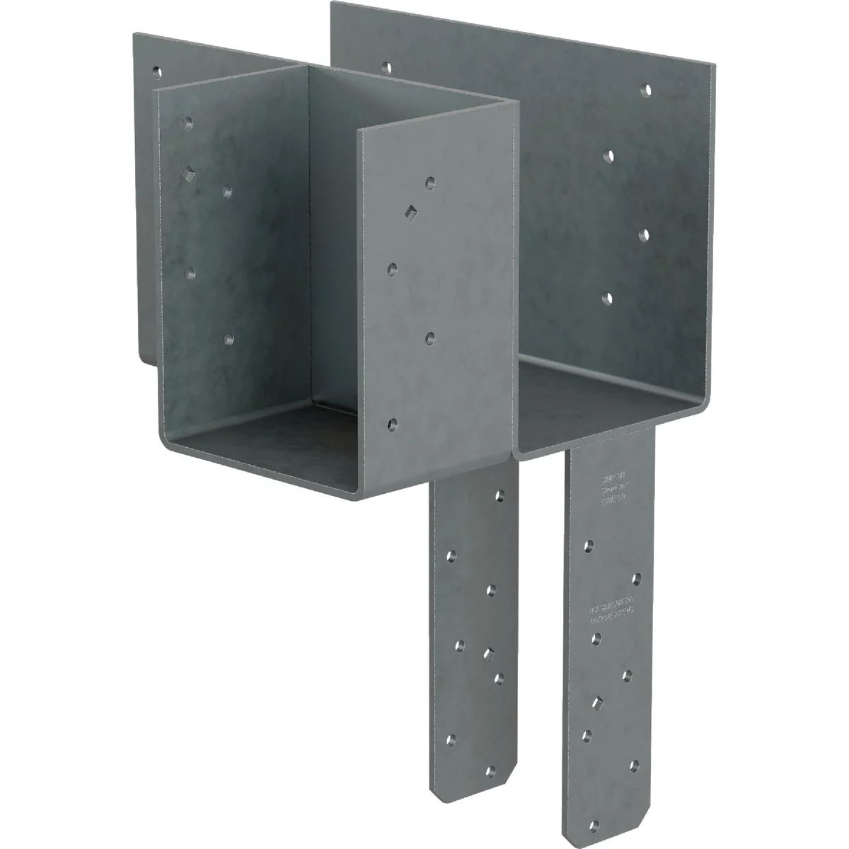Fine Simpson Strong-Tie ECCLRQ L-Shape End Column Cap for 6x Beam 6x Post with Strong-Drive SDS Screws Skewed Right Innovative