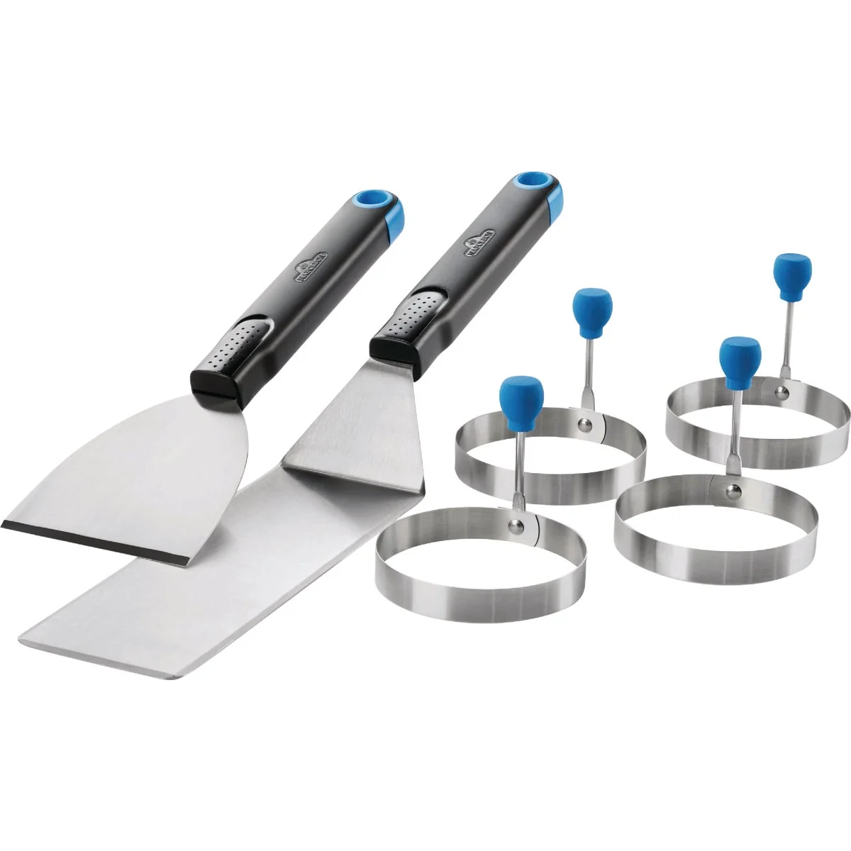 Safe Napoleon Breakfast Tool Set with 4 Egg Rings Traditional