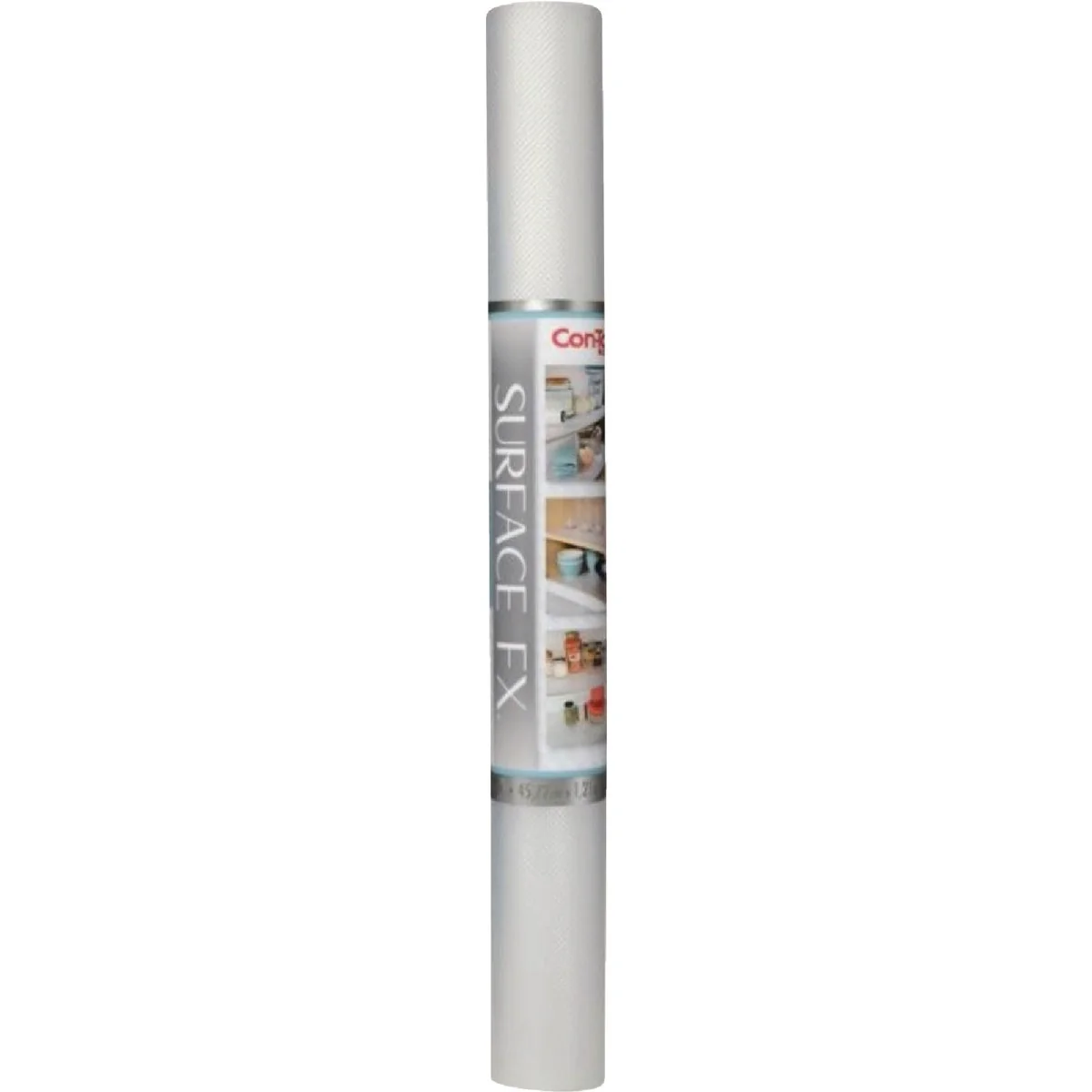 Responsible Con-Tact 18 In. x 4 Ft. Clear Petite Diamond Non-Adhesive Premium Shelf Liner Pure