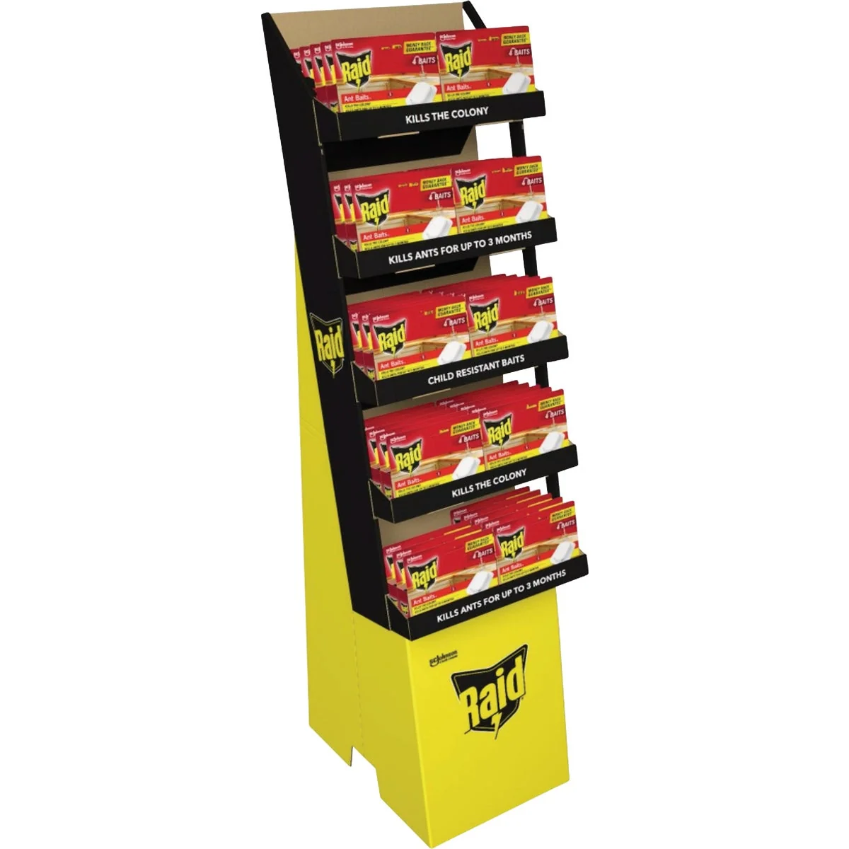 High-Grade Raid Ant Bait Display 48-Piece Superior
