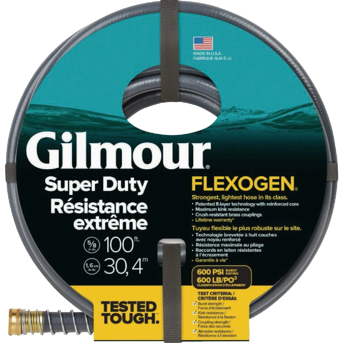 High-Grade Gilmour Flexogen 5 8 In. Dia. x 100 Ft. L. Super Duty Garden Hose Trendy