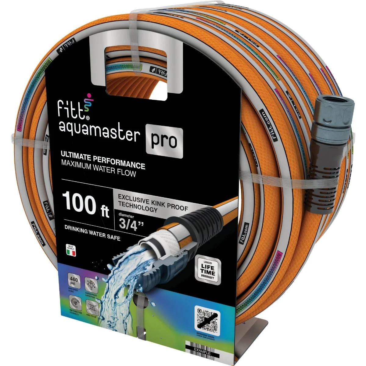 Consistent Fitt Aquamaster Pro 3 4 In. x 100 Ft. Hybrid Hose Premium Material