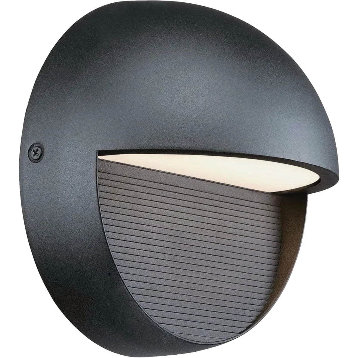 Superior Westinghouse Winslett 1-Light LED Textures Black Dimmable Outdoor Wall Fixture Organic