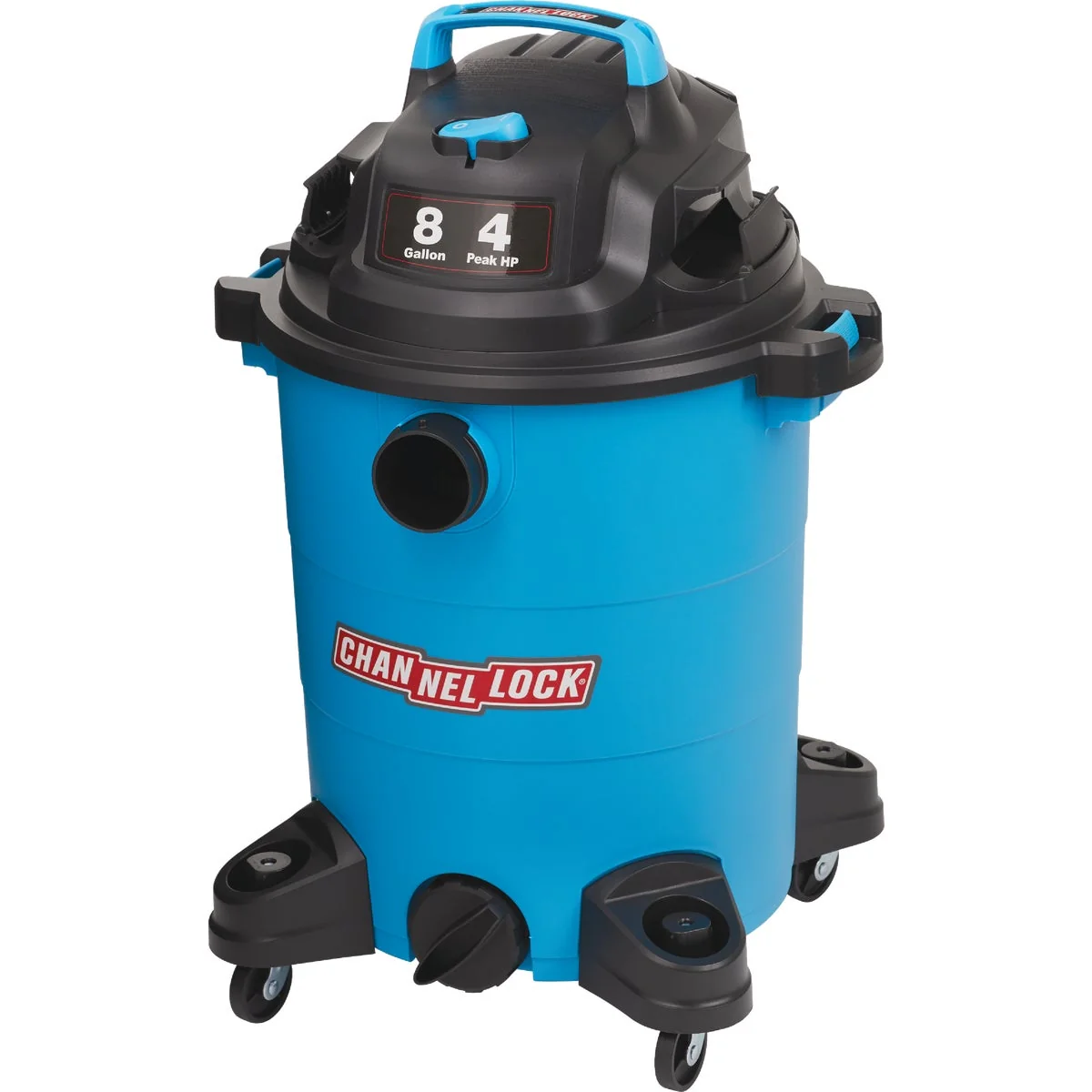 Smart Channellock 8 Gal. 4.0-Peak HP Wet Dry Vacuum Top-Quality
