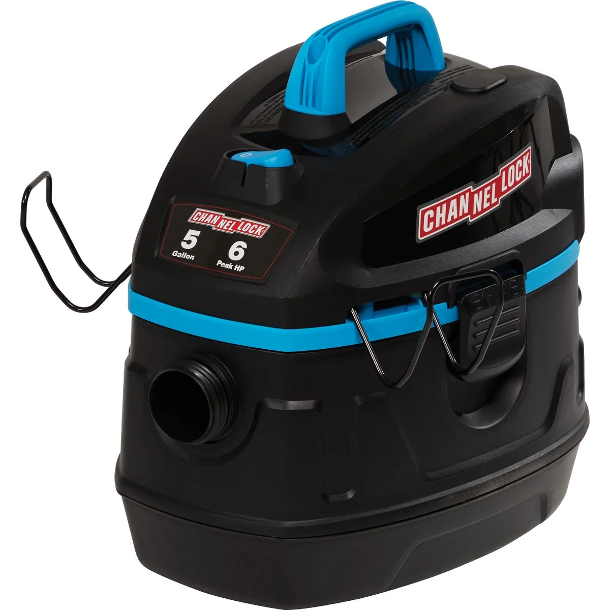 Fashionable Channellock Pro 5 Gal. 6.0-Peak HP Wet Dry Vacuum Premium Material