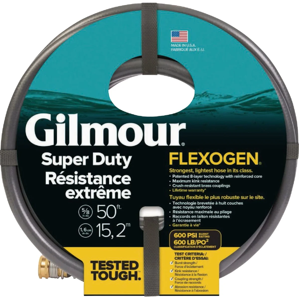 Luxury Gilmour Flexogen 5 8 In. Dia. x 50 Ft. L. Super Duty Garden Hose Outstanding