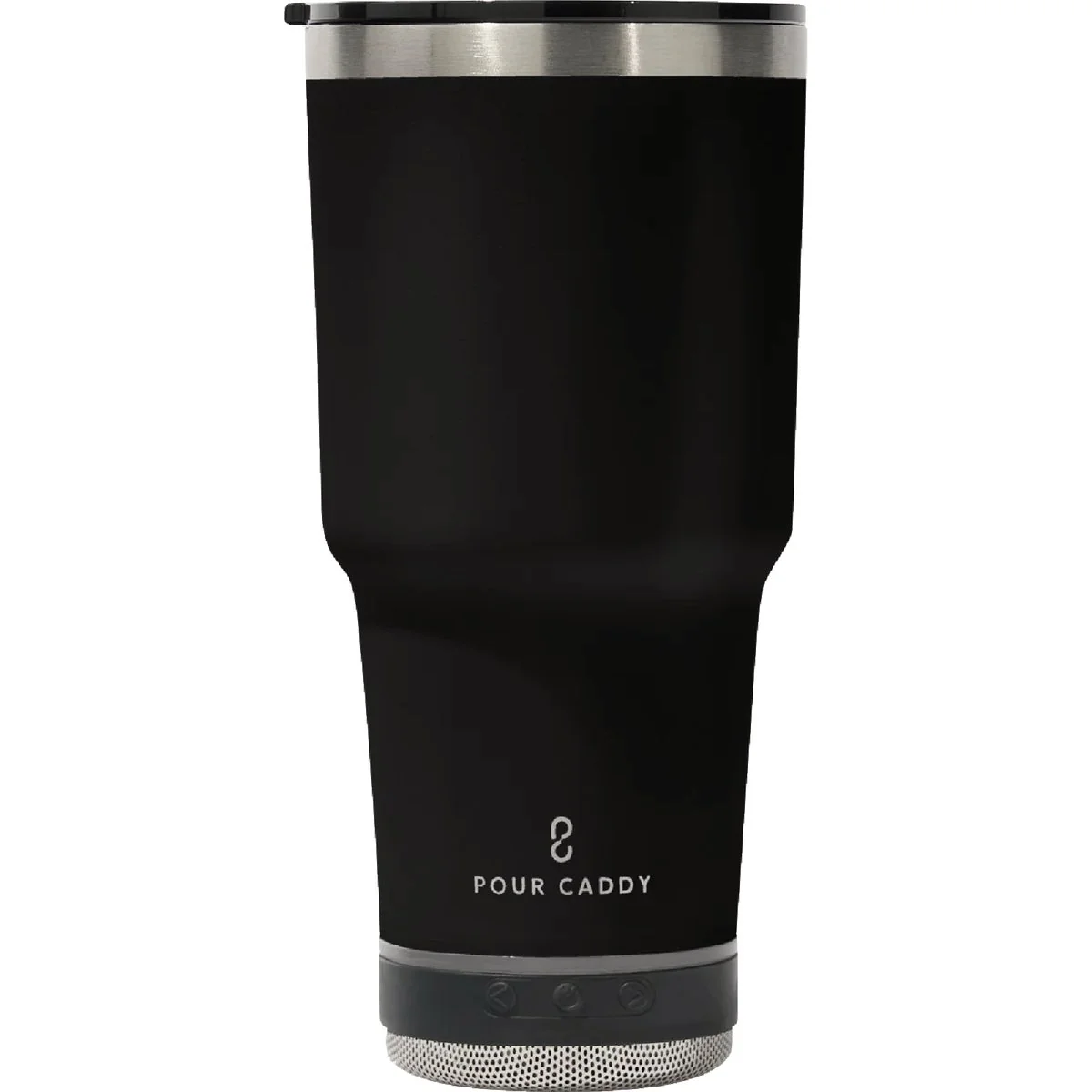 Top-Quality Pour Caddy Go Caddy 28 Oz. Black Insulated Tumbler with Speaker Long-Lasting