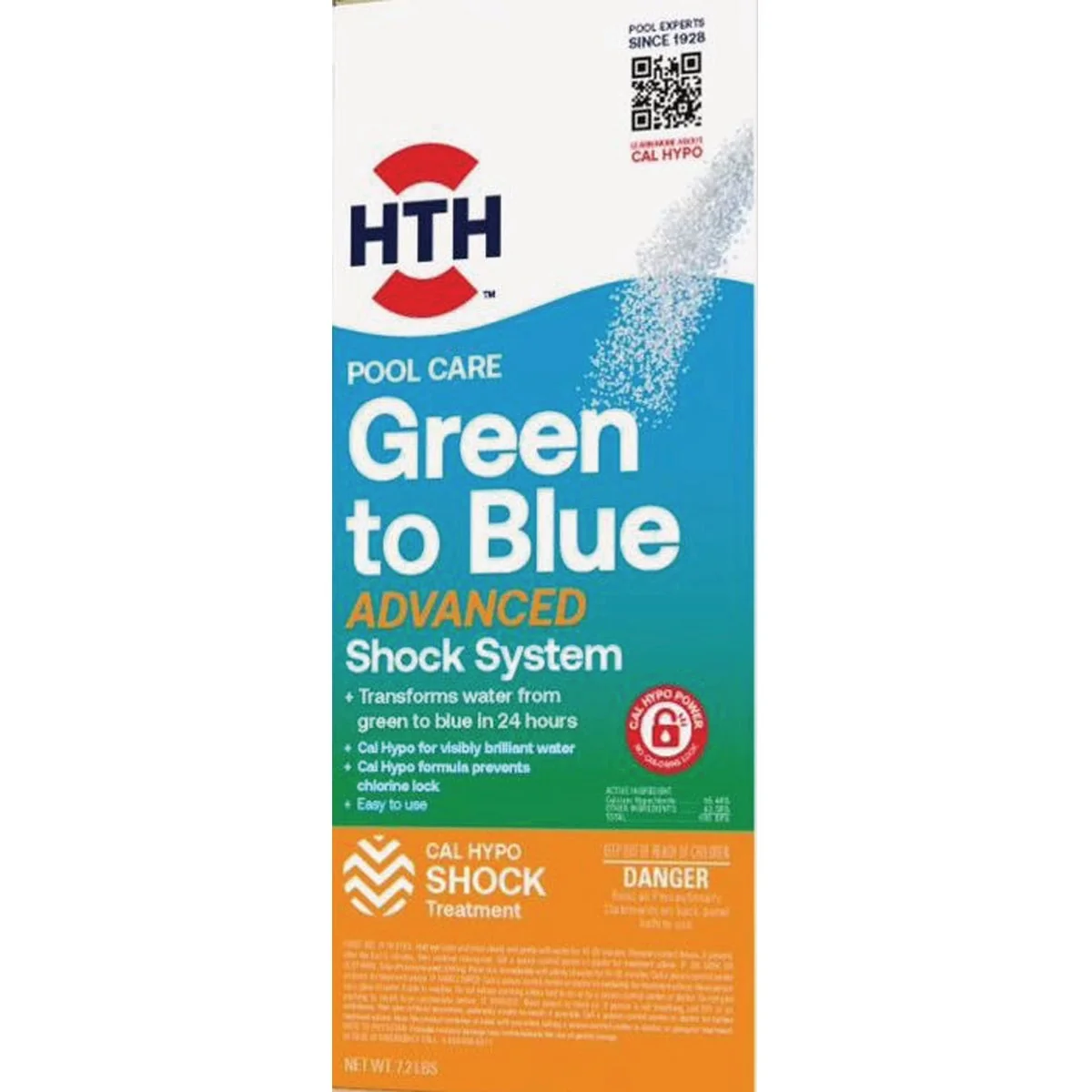 Outstanding HTH Pool Care 7.2 Lb. Green to Blue Advanced Kit