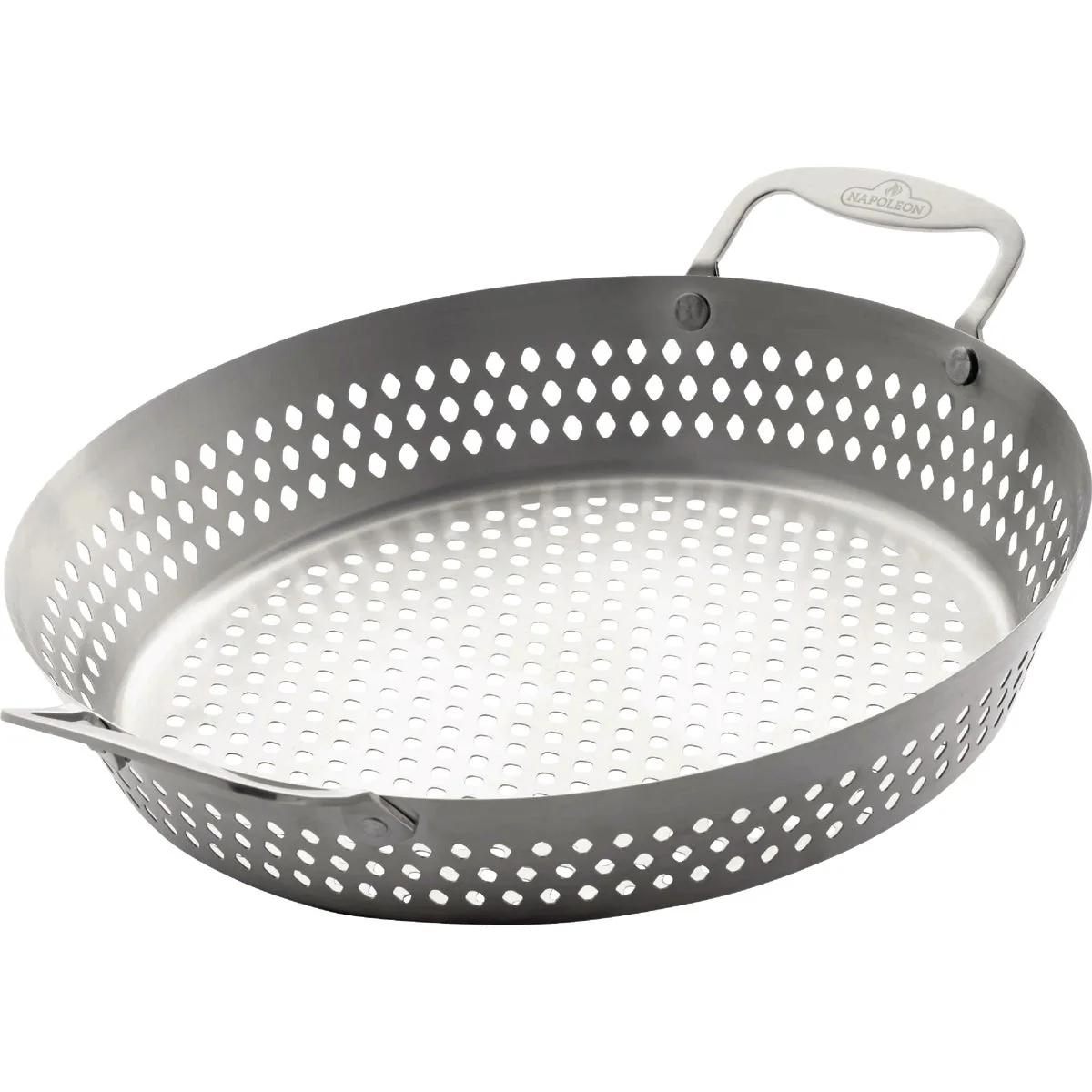 Trusted Napoleon Stainless Steel Grilling Wok Premium