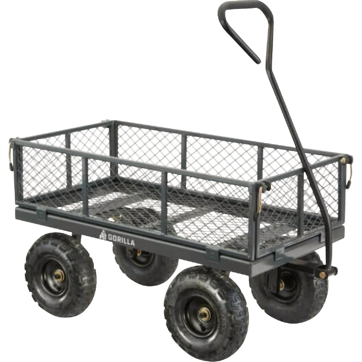 Quality Gorilla Carts 3 Cu. Ft. 600 Lb. Steel Utility Garden Cart Top-Quality