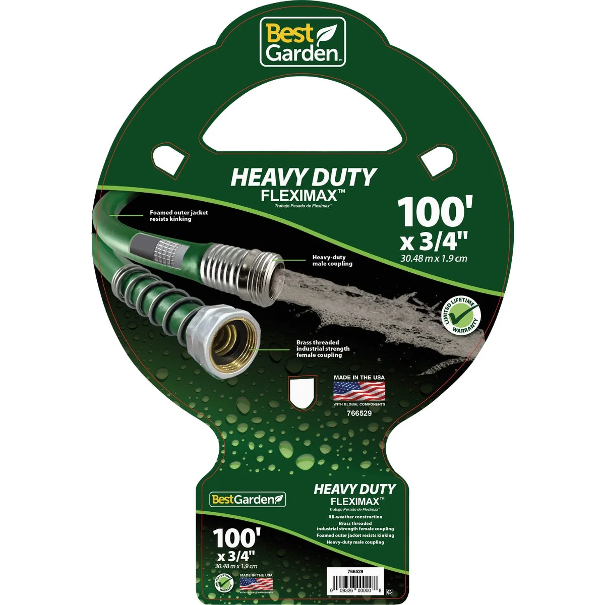 High-End Garden FlexiMax 3 4 In. x 100 Ft. Heavy Duty Hose Genuine