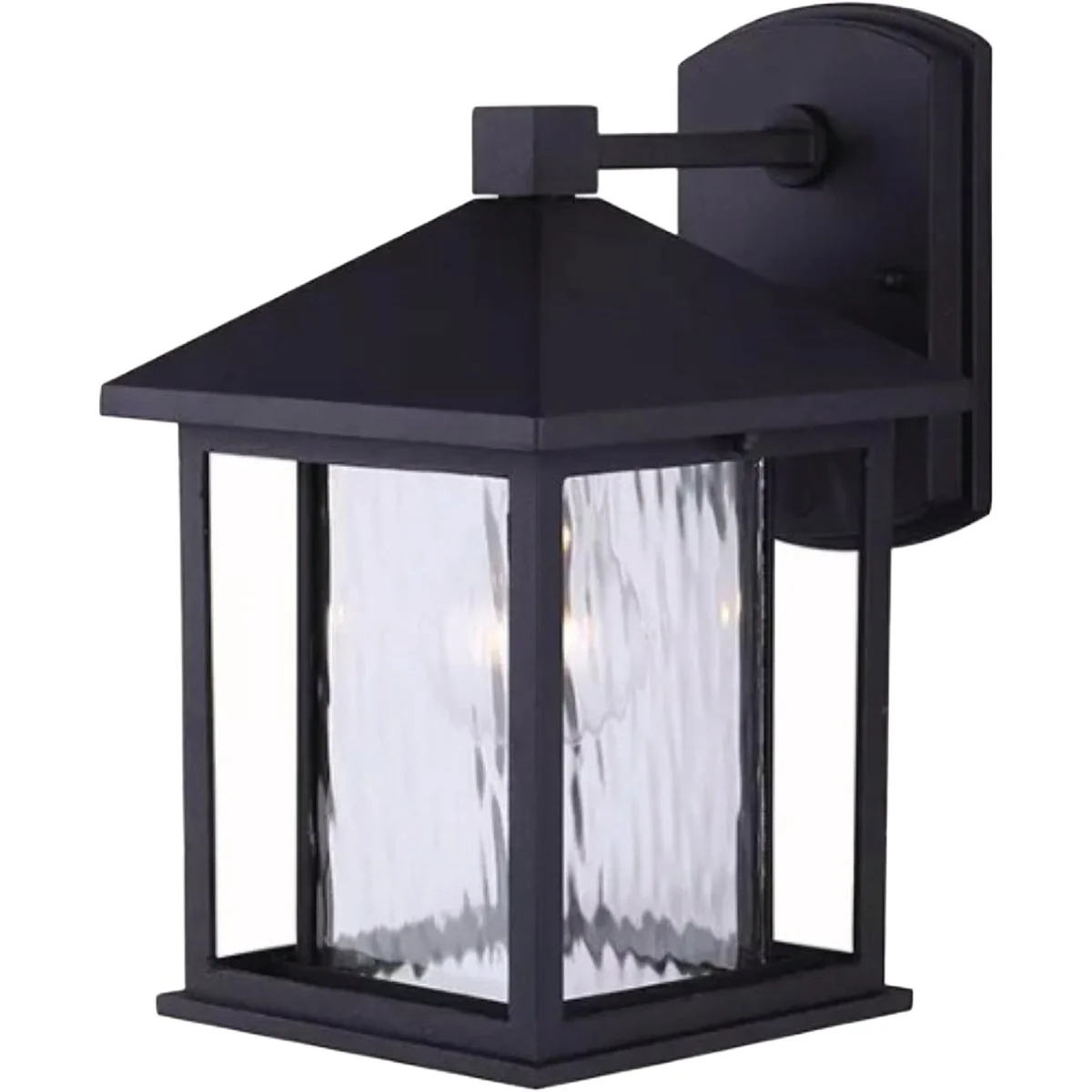 Trusted Canarm West Matte Black Outdoor Wall Light Fixture Reliable
