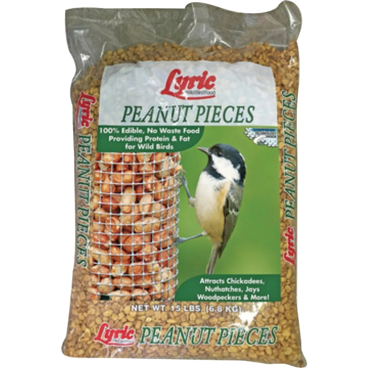 Innovative Lyric 15 Lb. Peanut Pieces Wild Bird Food Exceptional
