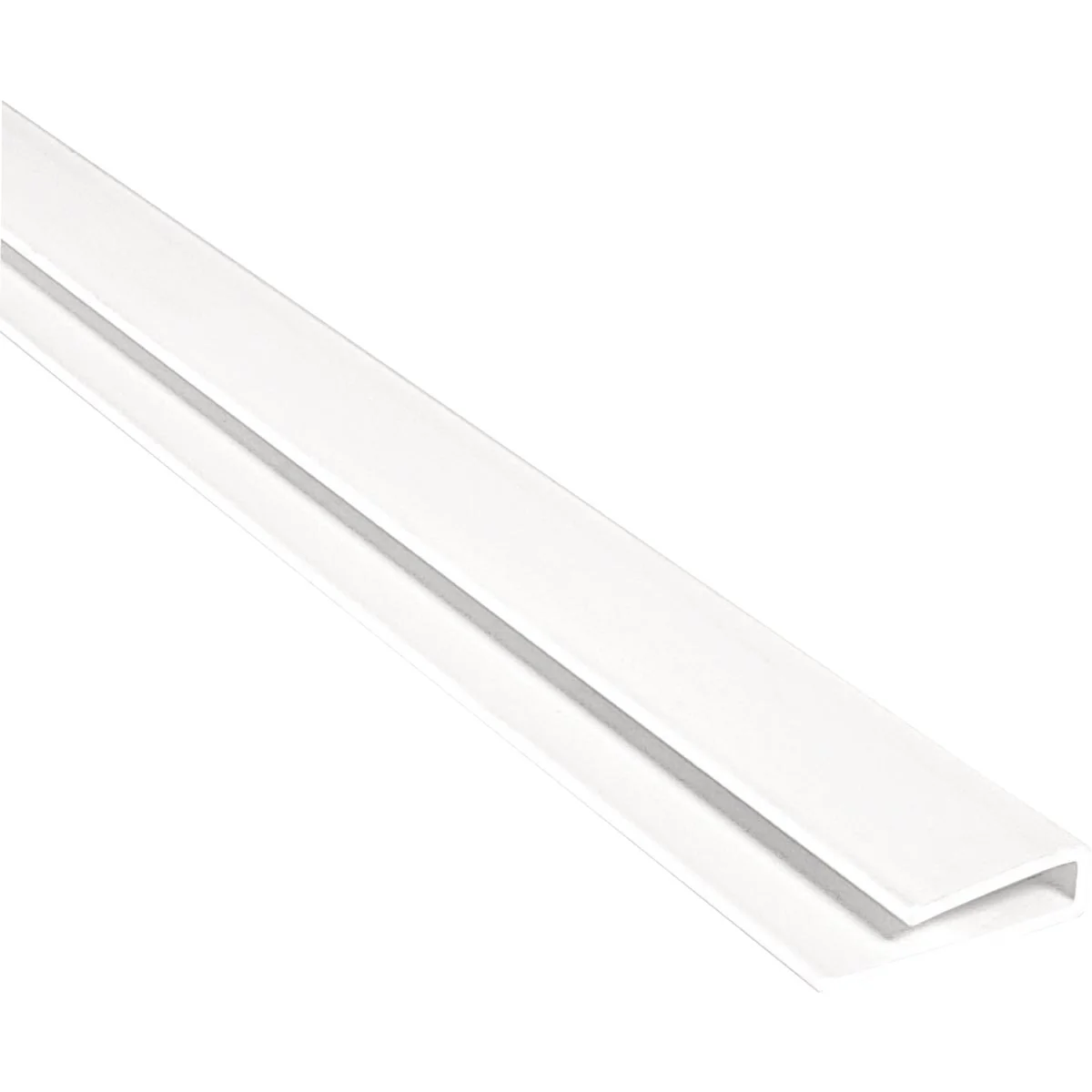 Smart Palram Palclad Pro 8 Ft. J End Cap Profile Moulding White Elegant