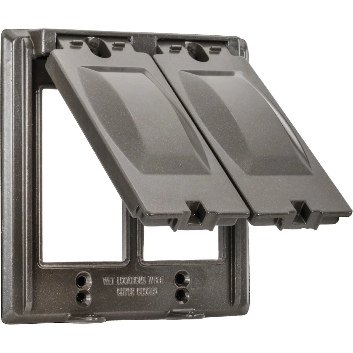 Environmentally Friendly Southwire 2-Gang 16-In-1 Vertical Bronze Cover High-Performance