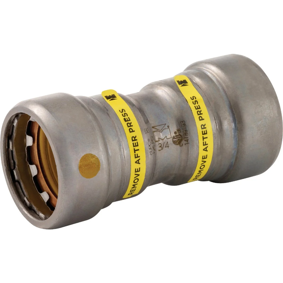 Classic Streamline 3 4 In. P x P Carbon Steel Press Couping with Stop Original